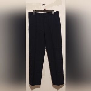 No label navy and light blue stripe pants